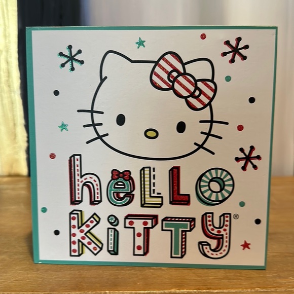 Hello Kitty Other - Hello Kitty Wooden Christmas Decor new